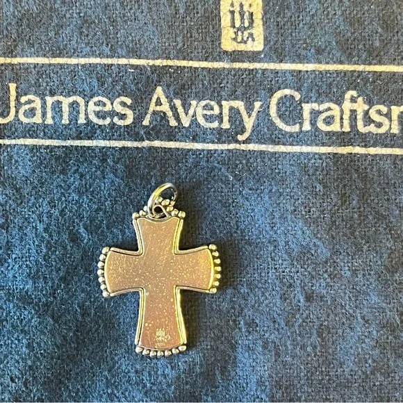 James Avery retired Sterling silver heart love flower floral charm pendant - Picture 3 of 6